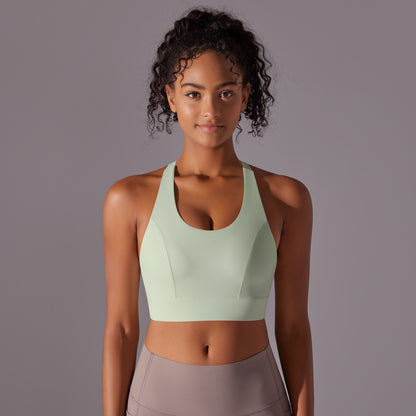 Seamless Racerback Sports Bra – Yoga & Running Top