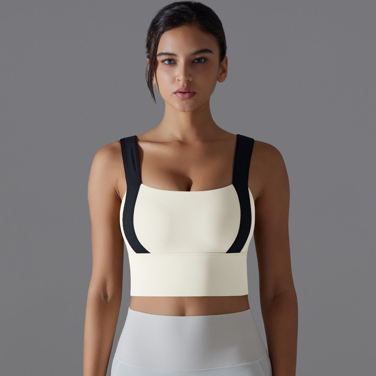 Double-Strap Tight-Fit Sports Bra