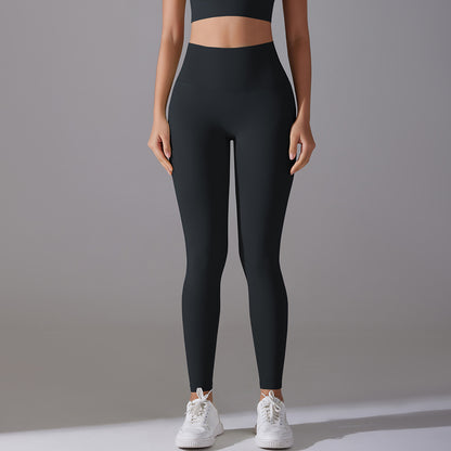 No-Show High-Waist Barely-There Yoga Leggings – 9/10 Length & High-Stretch