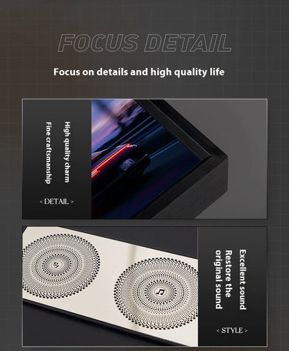 Luxury aluminum car decal lamp-led sound bar & ambient light for Office/PC desk, racing car Wall art decor