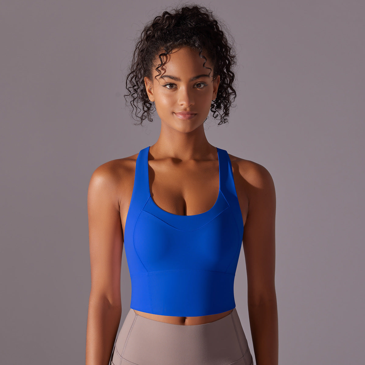 Invisible Cross-Back Yoga Bra