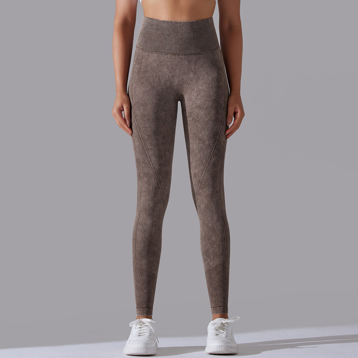 Seamless Moon-Wash High-Waist Peach Lift Yoga Leggings – 9/10 Length