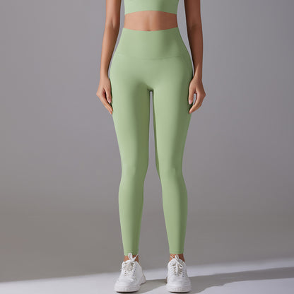 No-Show High-Waist Barely-There Yoga Leggings – 9/10 Length & High-Stretch