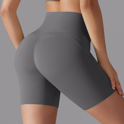 No-Show High-Waist Barely-There Yoga Shorts – 3-Inch Fit