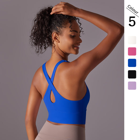 Invisible Cross-Back Yoga Bra