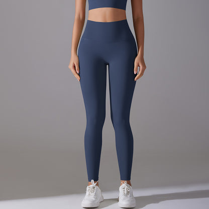 No-Show High-Waist Barely-There Yoga Leggings – 9/10 Length & High-Stretch