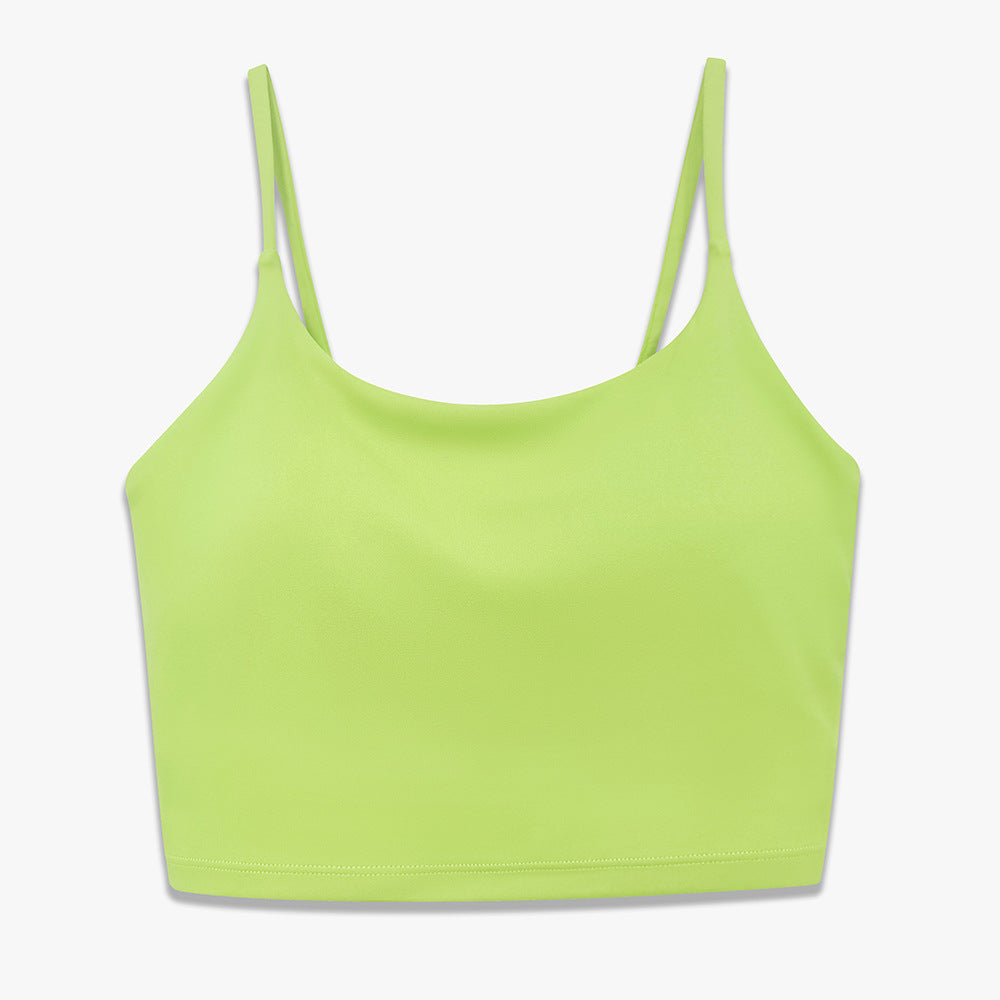 Double-Layer Nylon Sports Bra – High-Impact Training Vest