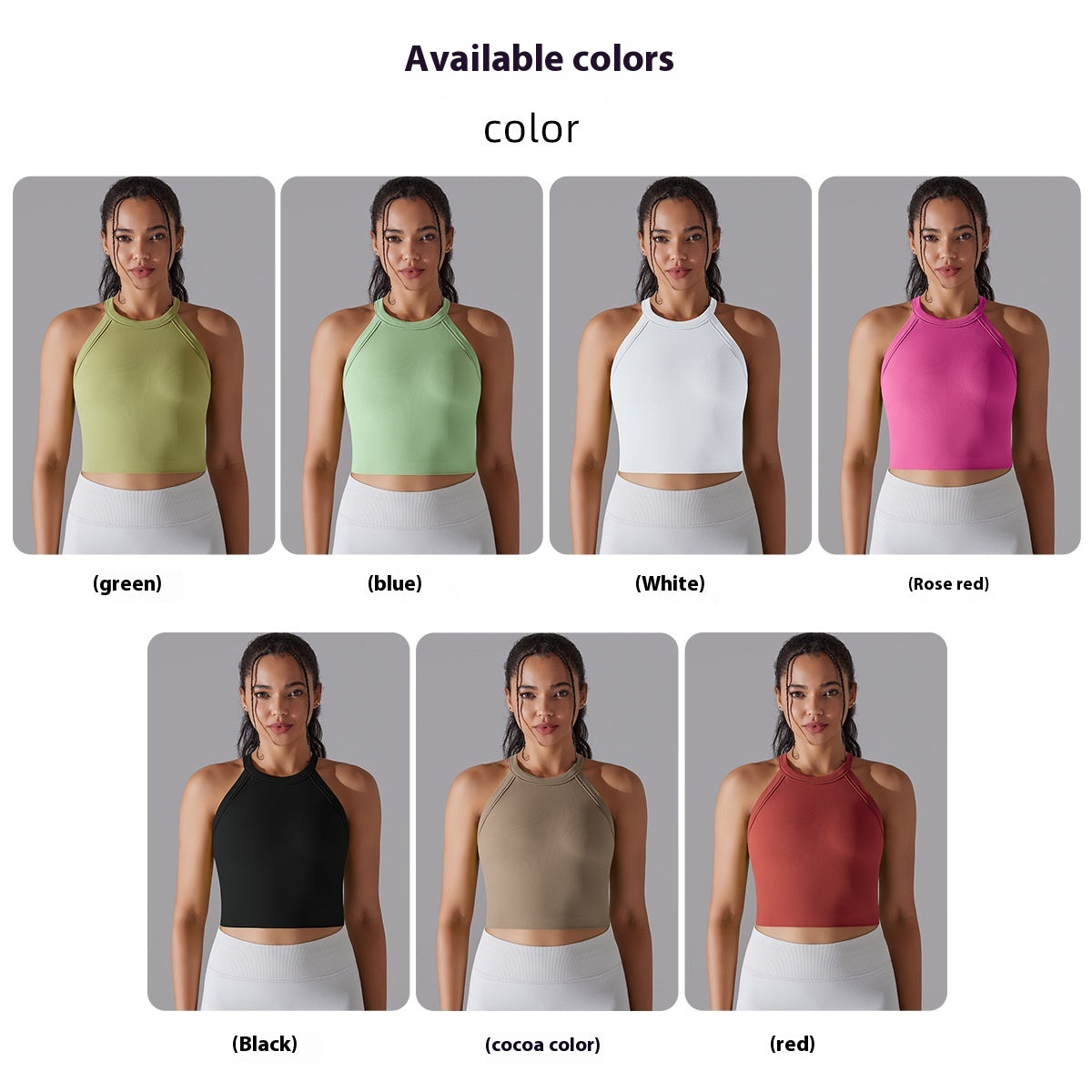 Seamless Ribbed Yoga Vest