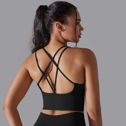 High-Impact Cross-Back Sports Bra