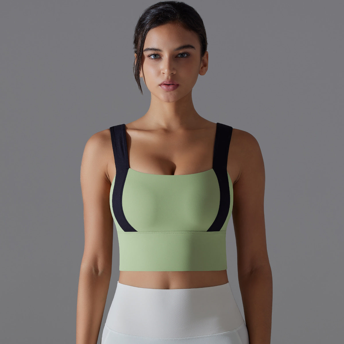 Double-Strap Tight-Fit Sports Bra