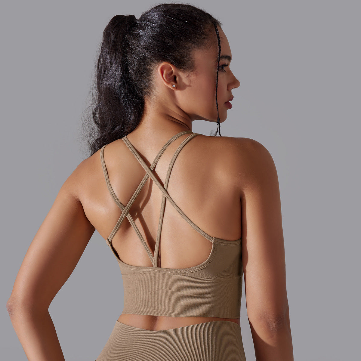 High-Impact Cross-Back Sports Bra