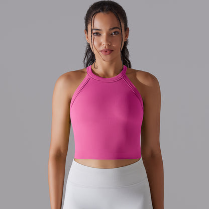 Seamless Ribbed Yoga Vest