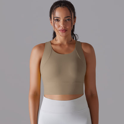 Padded Curve-Fit Sports Tank