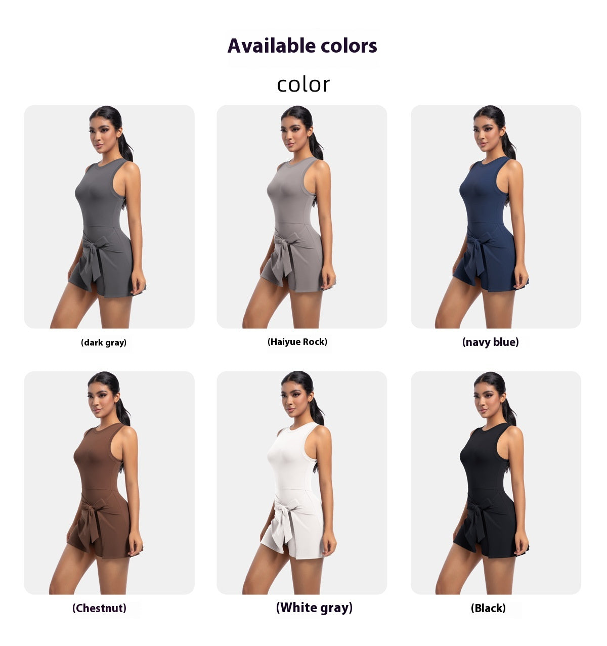 New Anti-Exposure Tennis Skirt Bodysuit – Breathable Golf Dress