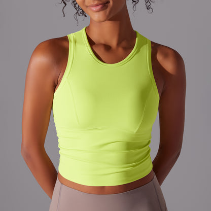 Nylon High-Waist Sports Tank