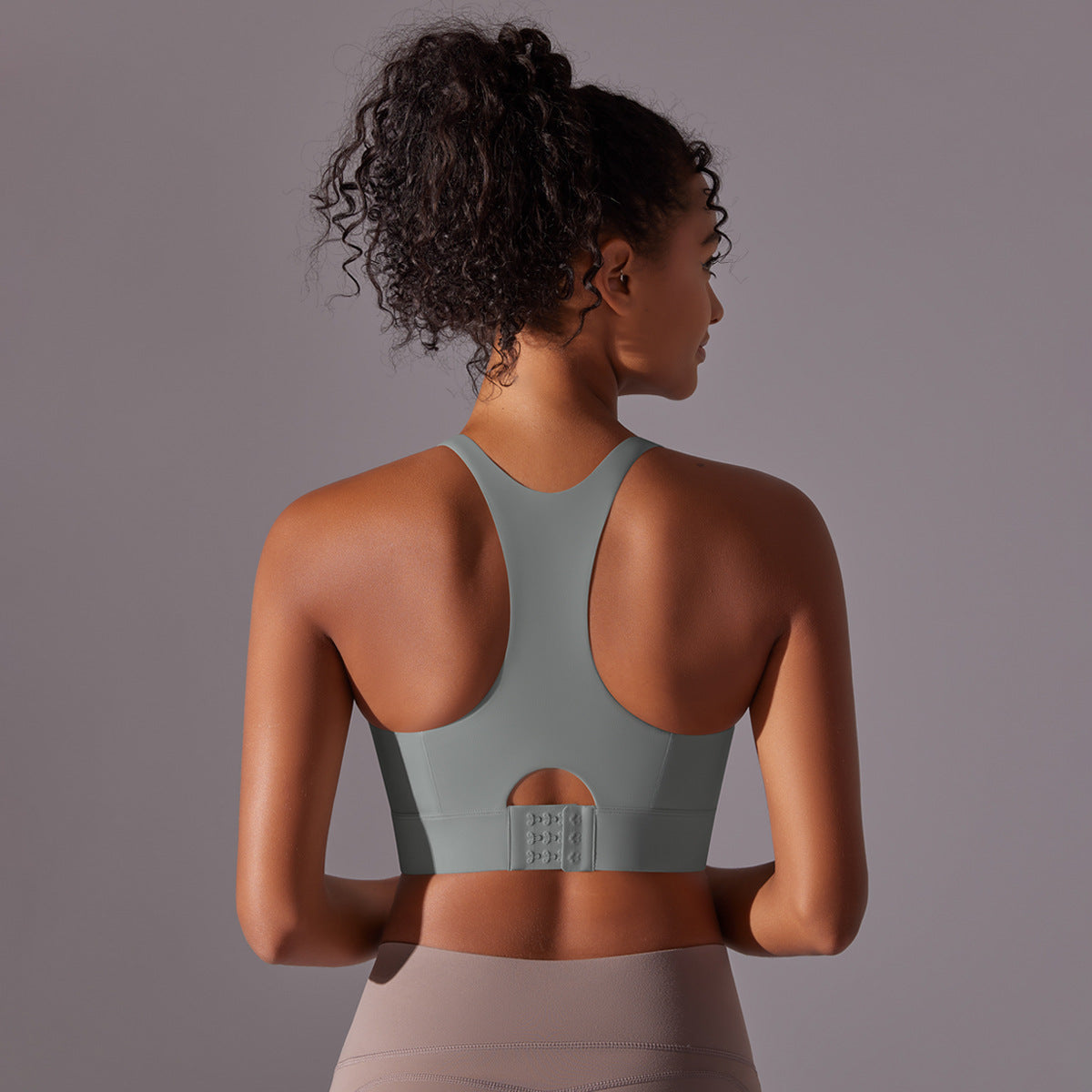 Seamless Racerback Sports Bra – Yoga & Running Top