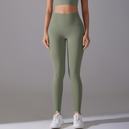 No-Show High-Waist Barely-There Yoga Leggings – 9/10 Length & High-Stretch