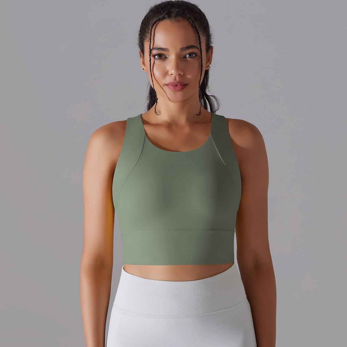 Padded Curve-Fit Sports Tank