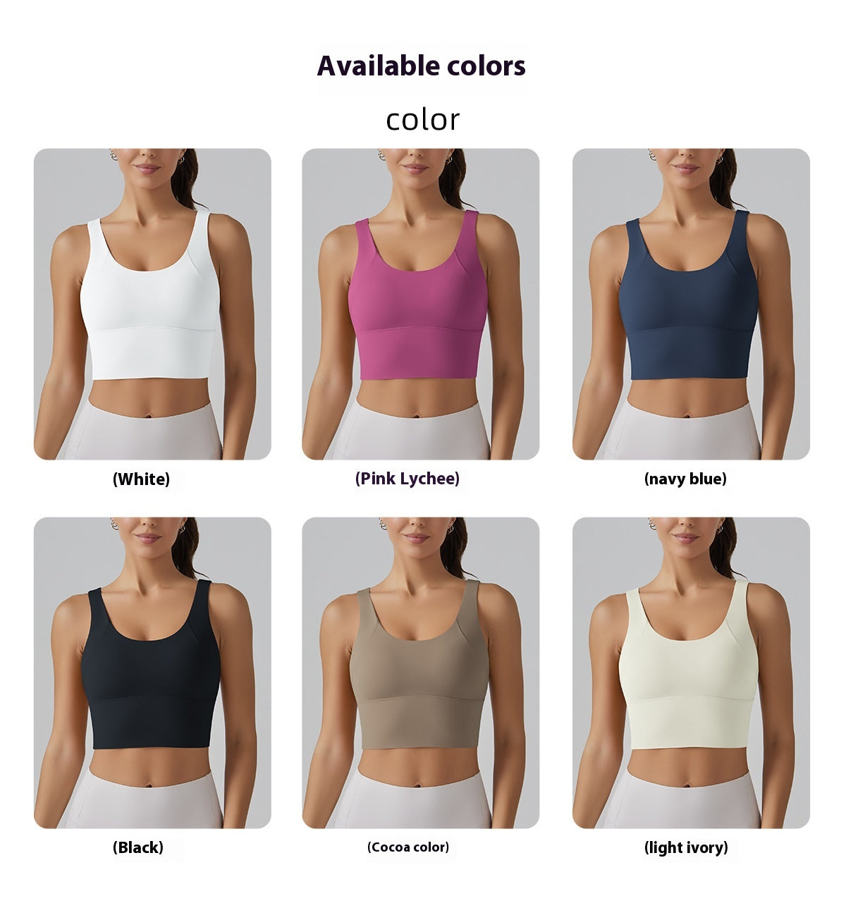 V-Back Cloud Feel Sports Bra