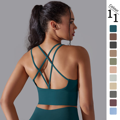 High-Impact Cross-Back Sports Bra