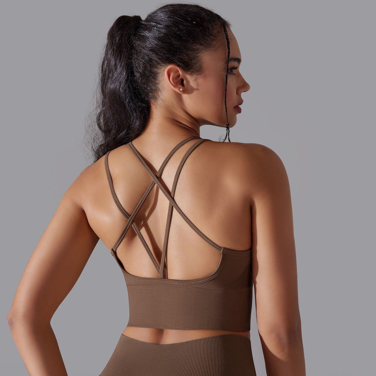 High-Impact Cross-Back Sports Bra