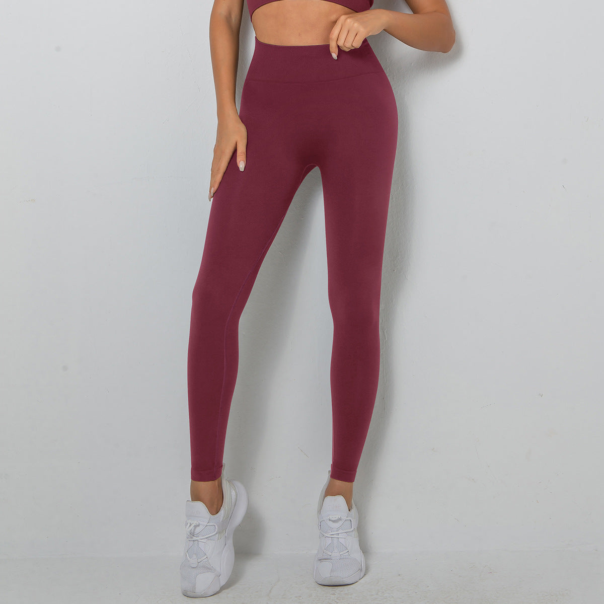 Seamless Knit Peach Lift Yoga Leggings – 9/10 Length