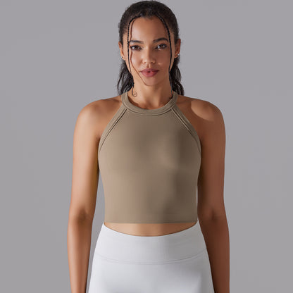 Seamless Ribbed Yoga Vest