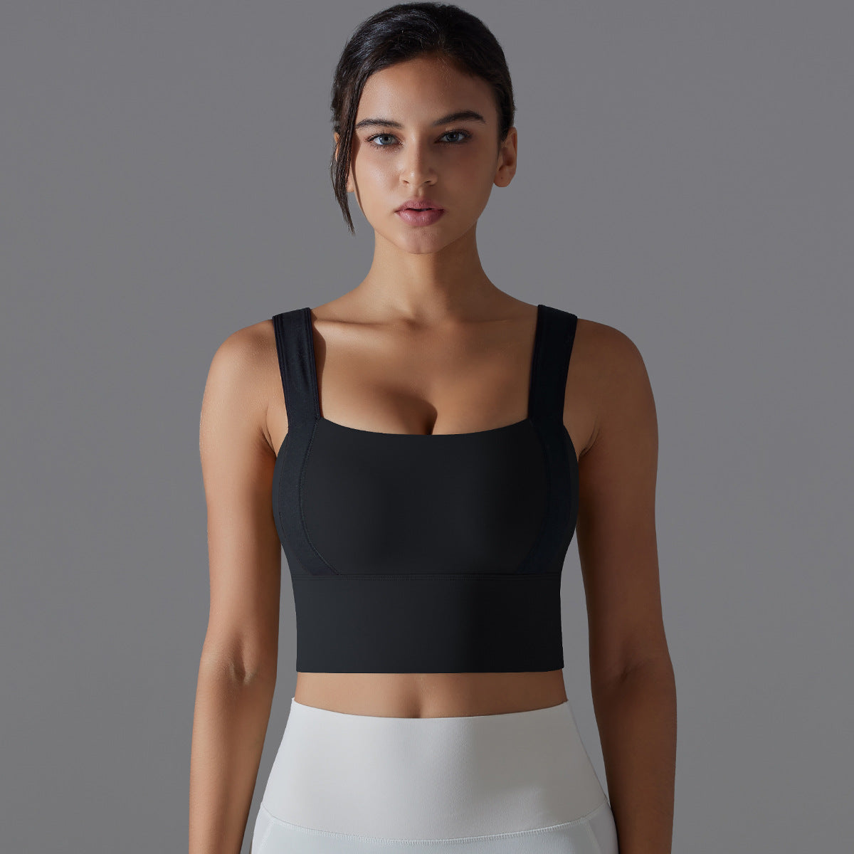 Double-Strap Tight-Fit Sports Bra