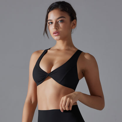 Low-Cut Tight-Fit Sports Bra