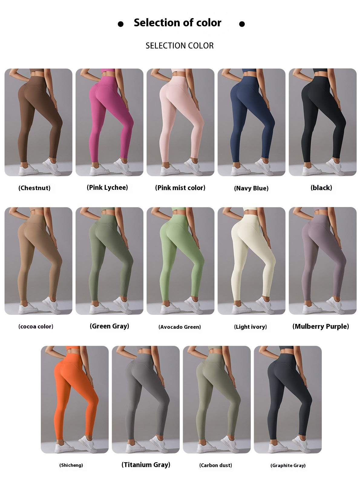 No-Show High-Waist Barely-There Yoga Leggings – 9/10 Length & High-Stretch