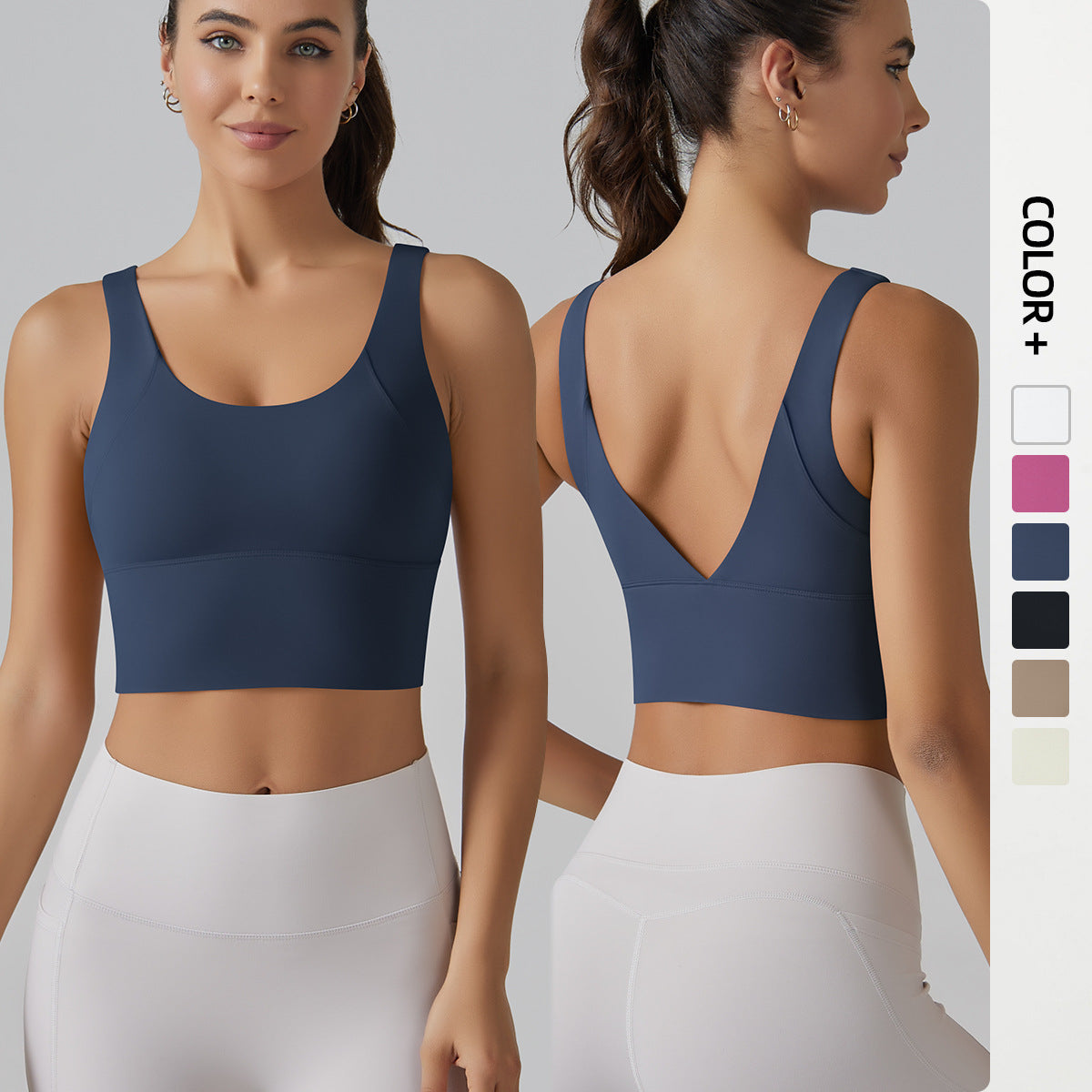 V-Back Cloud Feel Sports Bra