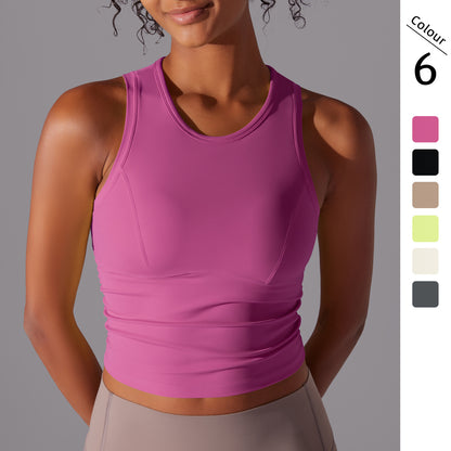 Nylon High-Waist Sports Tank