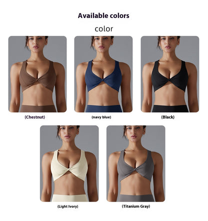 Low-Cut Tight-Fit Sports Bra