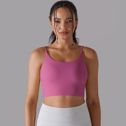 Double-Layer Nylon Sports Bra – High-Impact Training Vest