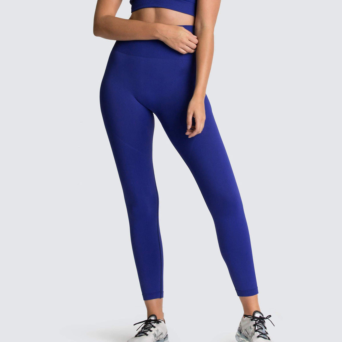 Seamless High-Waist Peach Lift Yoga Leggings – Breathable & Quick-Dry