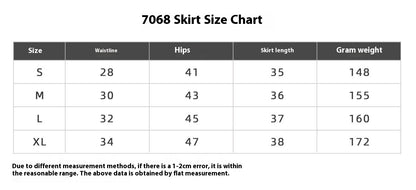 Double-Sided Nylon High-Waist Tennis Skort – 2-in-1 Fitness Shorts