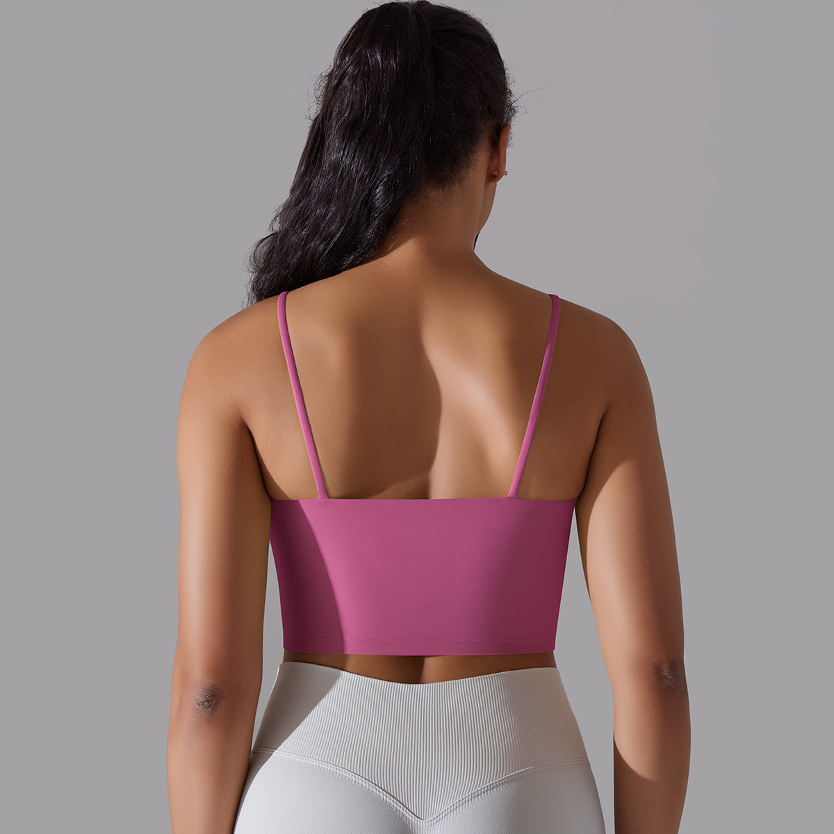 Double-Layer Nylon Sports Bra – High-Impact Training Vest