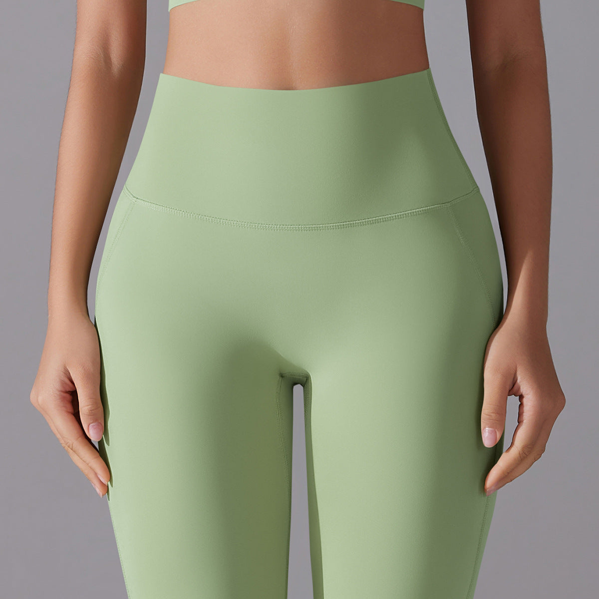 No-Show High-Waist Barely-There Yoga Leggings – 9/10 Length & High-Stretch