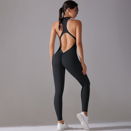 Solid Color High-Intensity Bare Feel Bodysuit – Yoga & Fitness