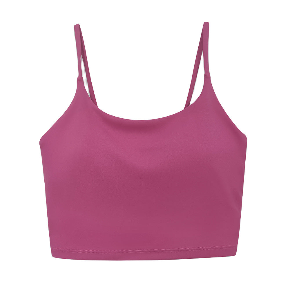 Double-Layer Nylon Sports Bra – High-Impact Training Vest