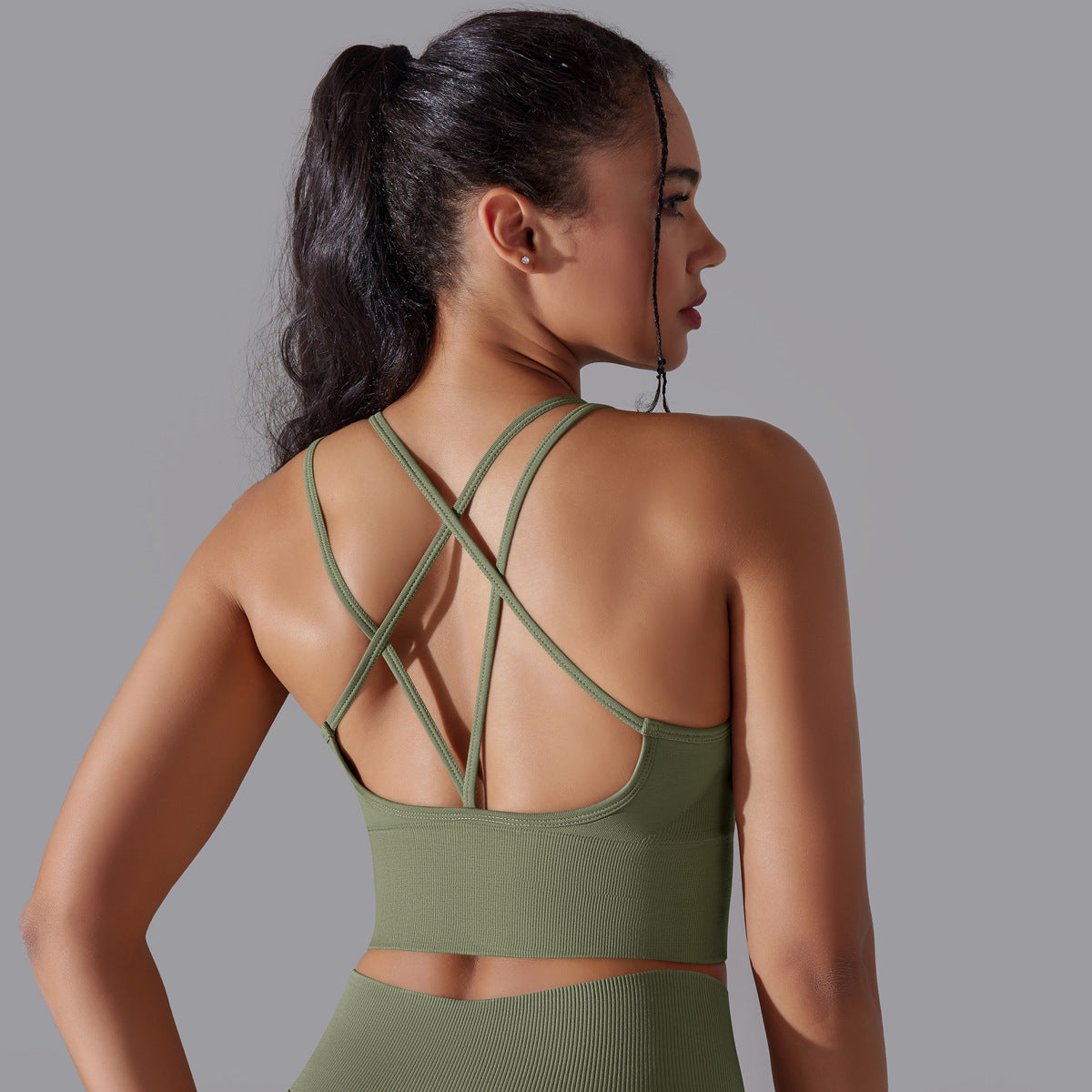 High-Impact Cross-Back Sports Bra