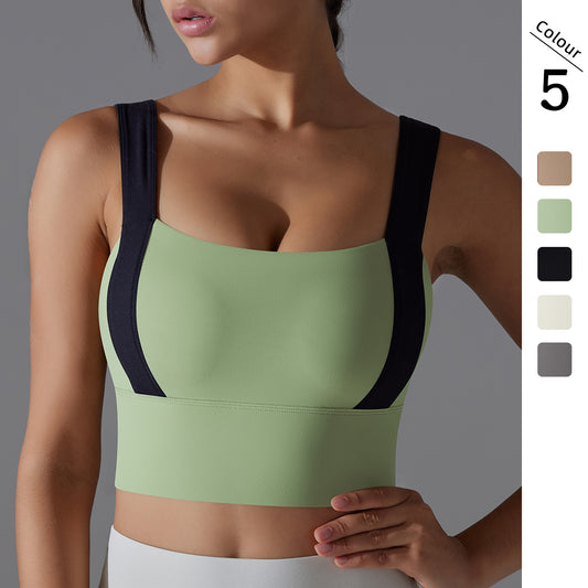 Double-Strap Tight-Fit Sports Bra