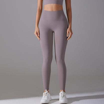 No-Show High-Waist Barely-There Yoga Leggings – 9/10 Length & High-Stretch