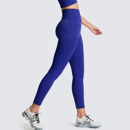 Seamless High-Waist Peach Lift Yoga Leggings – Breathable & Quick-Dry